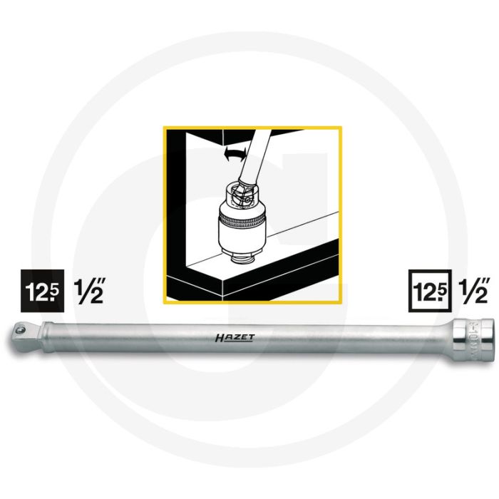Hazet Verlengstuk, draaibaar 248 mm, Chroom-vanadium