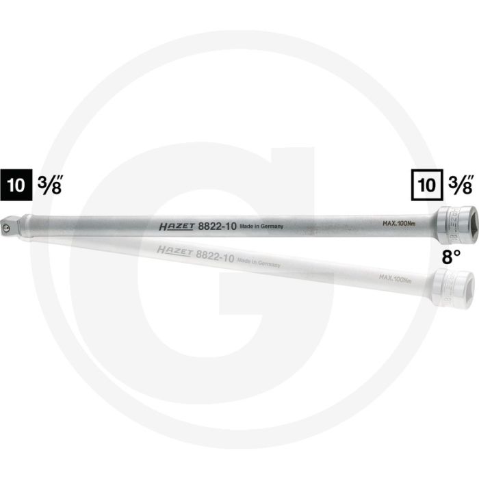 Hazet Verlengstuk, draaibaar 254 mm, Chroom-vanadium