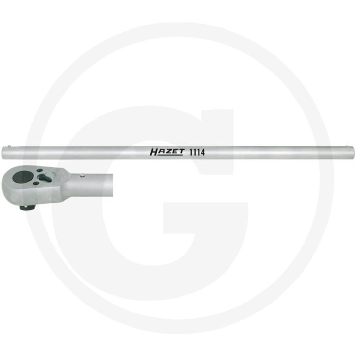 Hazet Omschakelratelkop met draaistang 824mm, Chroom-vanadium, DIN 3122, 32 tanden