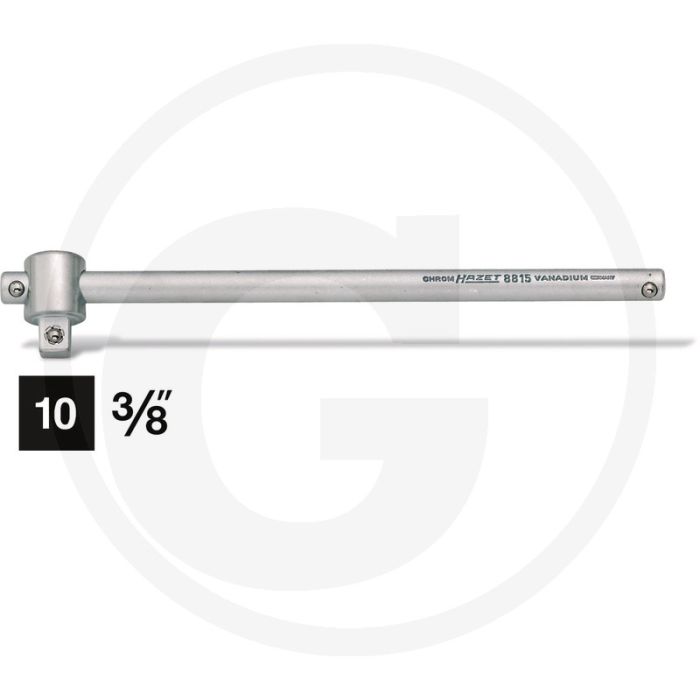 Hazet Dwarsgreep 198mm Chroom-vanadium Verchroomd