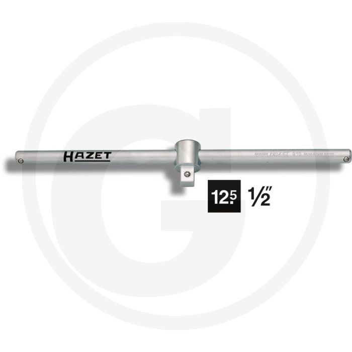 Hazet Dwarsgreep 298 mm Chroom-vanadium Verchroomd