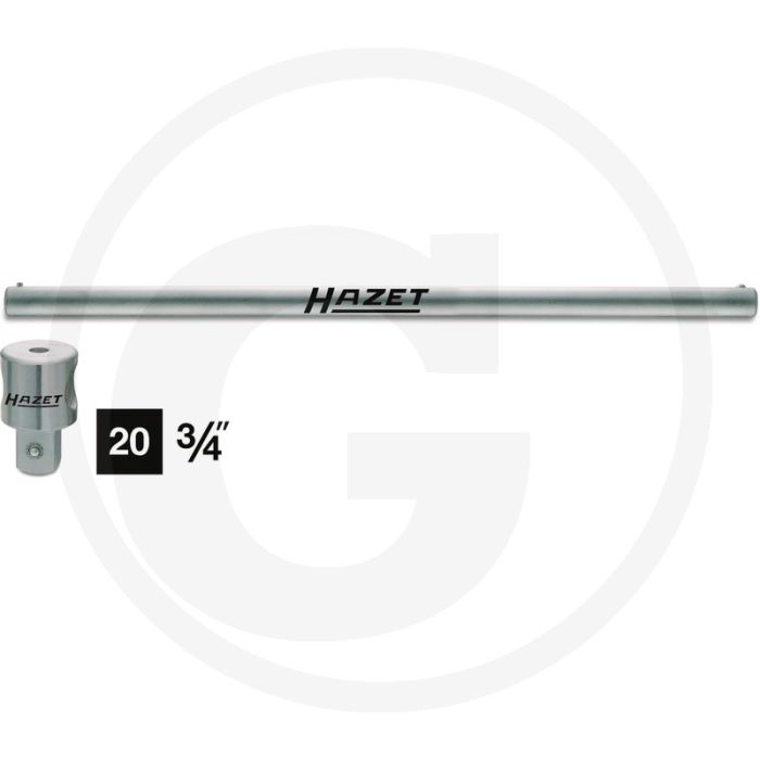 Hazet Schuifstuk met draaistang 500 mm Chroom-vanadium