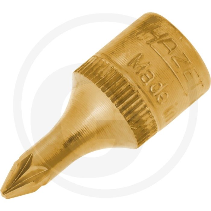Hazet Dopsleutelbit PZ1 28mm Chroom-vanadium TIN gecoat