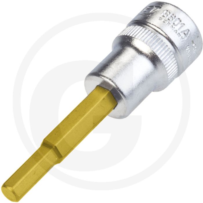 Hazet Dopsleutelbit 3/16, 60mm Kling speciaal staal