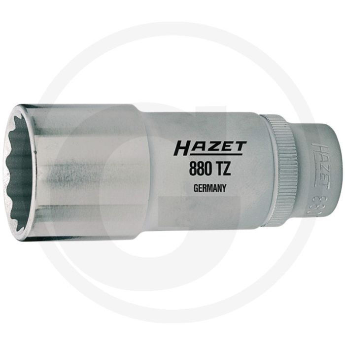 Hazet Twaalfkant dopsleutel 10 mm, Chroom-vanadium, DIN 3124 - 54 mm