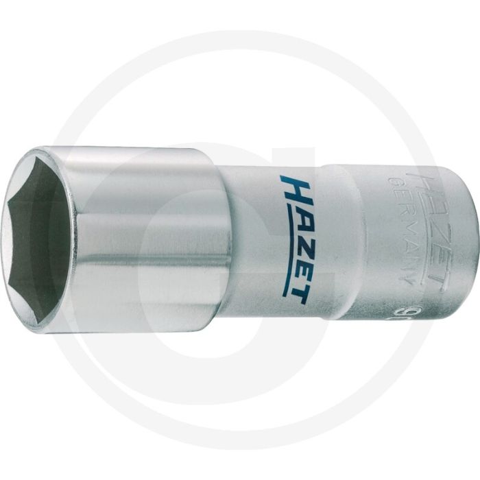 Hazet Bougiedopsleutel 13⁄16 inch, Chroom-vanadium, Verchroomd, 68 mm lang