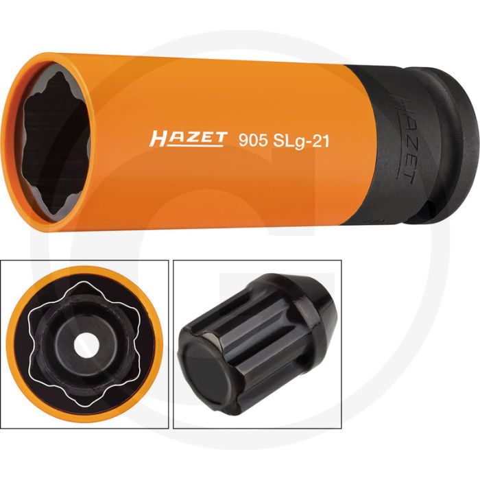 Hazet Krachtdopsleutel (speciaal profiel) 19mm Sleutelwijdte