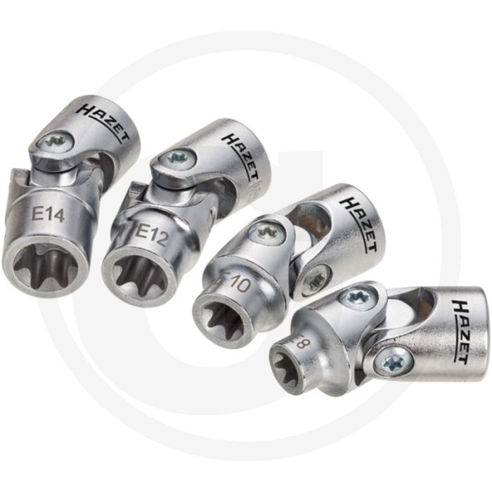 Hazet Dopsleutelset TORX® - Chroom-vanadium - Met scharnier - Made In Germany