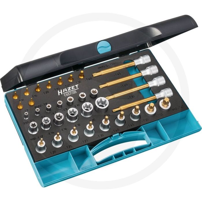 Hazet TORX® Werkzeugsatz met 50-delig assortiment