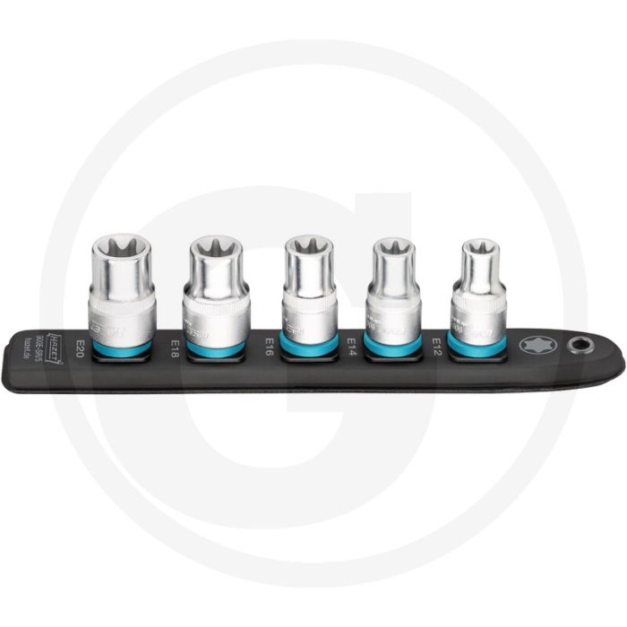 Hazet Kurzer Rail 1/2", E-TX (5-teilig)
