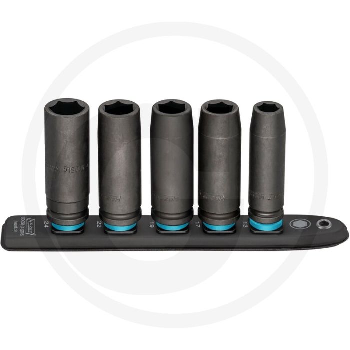 Hazet Kz. Rail 1/2", Kraftnuss lang (5-teilig)