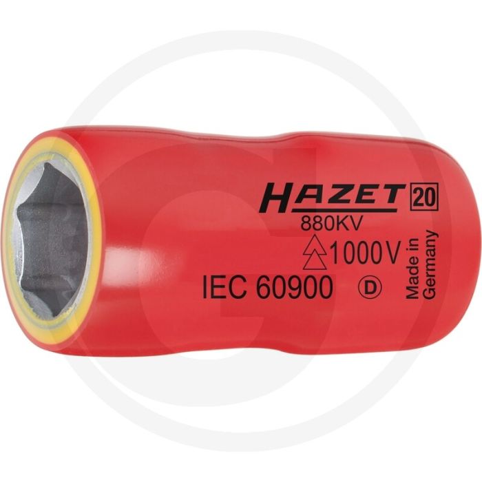 Hazet 6kant Steckschlüssel-Einsatz 19mm Vierkant 10mm (3/8")