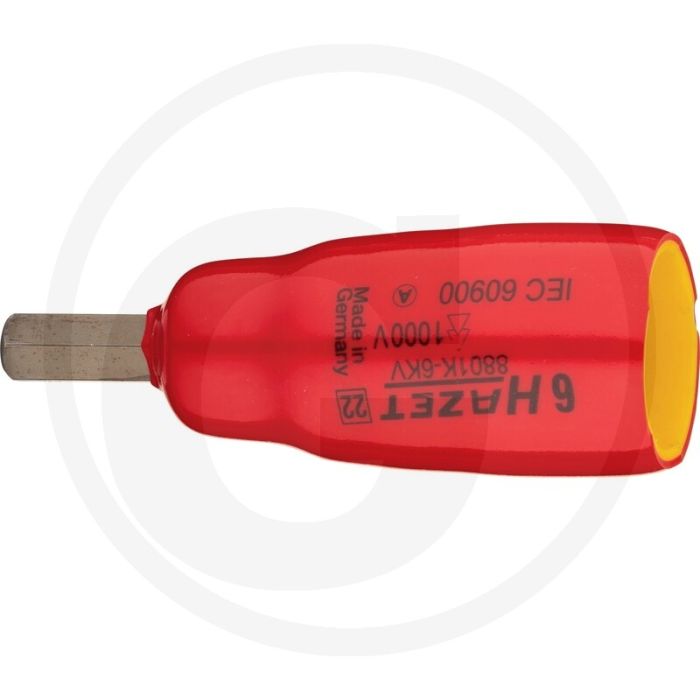 Hazet Steckschlüssel-Einsatz (Vierkant 10 mm (3/8 Zoll), Innen-Sechskant Profil, 6 mm)