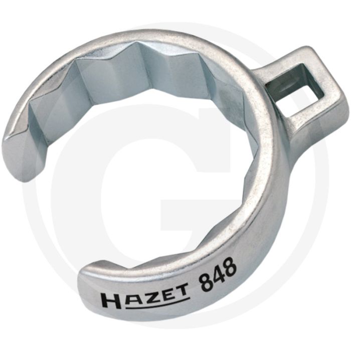 Hazet Ringsleutel, dubbele 6-kant, open 10 mm.