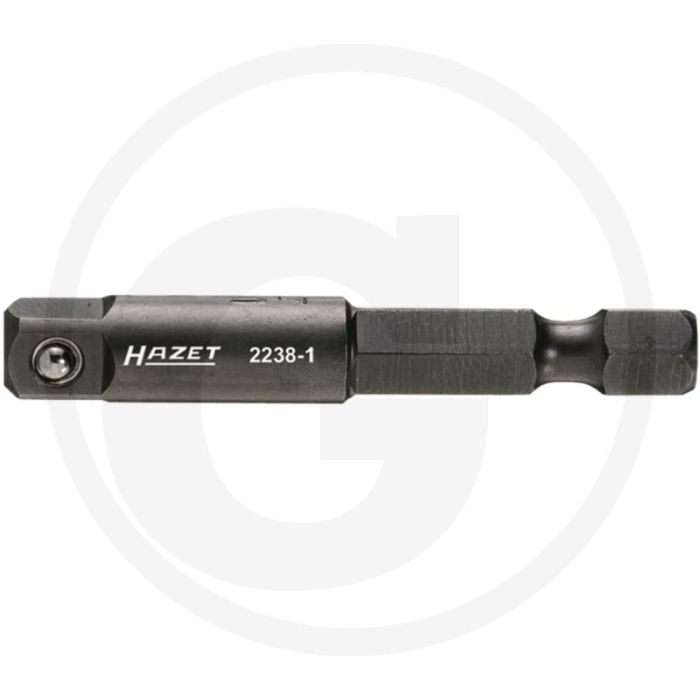 Hazet Adapter 1/4" Uitgang, 50 mm Lengte, Chroom-vanadium