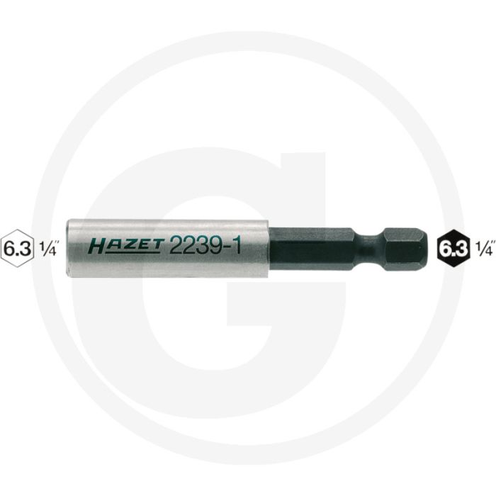 Hazet Adapter 1/4" DIN 7427-B 60mm Chroom-vanadium