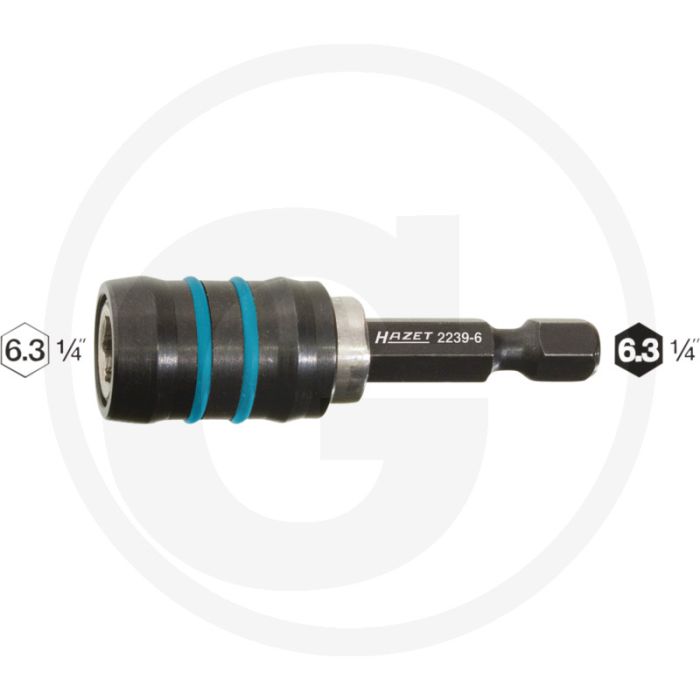 Hazet Adapter 1/4" DIN 7427-B Chroom-vanadium