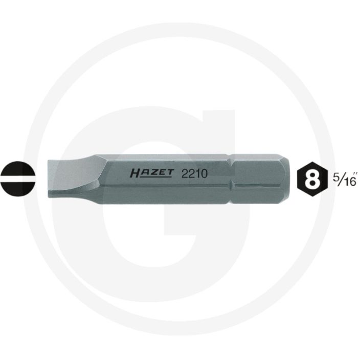Hazet Bit 41mm 6kant-Antrieb ISO 1173 C8 (5/16") - 100 tekens
