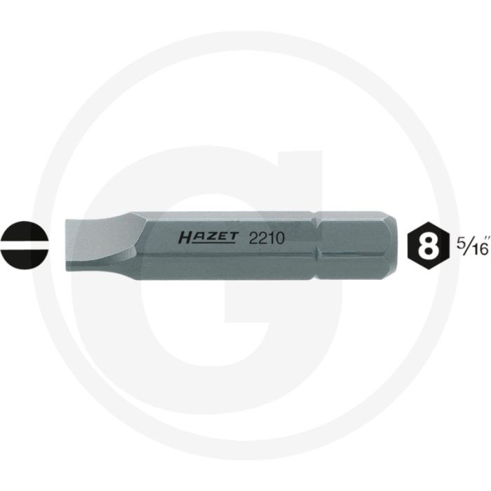Hazet Bit 41mm 6kant-Antrieb ISO 1173 C8 (5/16") - ISO 2351-1 C8