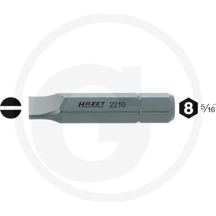 Hazet Bit 41mm 6kant-Antrieb ISO 1173 C8 (5/16") - ISO 2351-1 C8