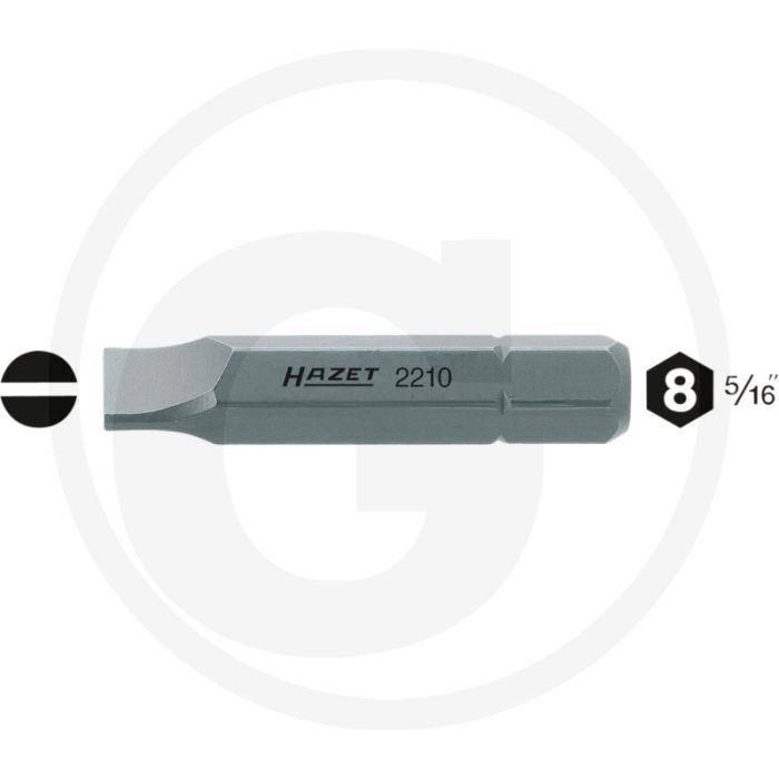 Hazet Bit 41mm 6kant-Antrieb ISO 1173 C8 (5/16") - ISO 2351-1 C8