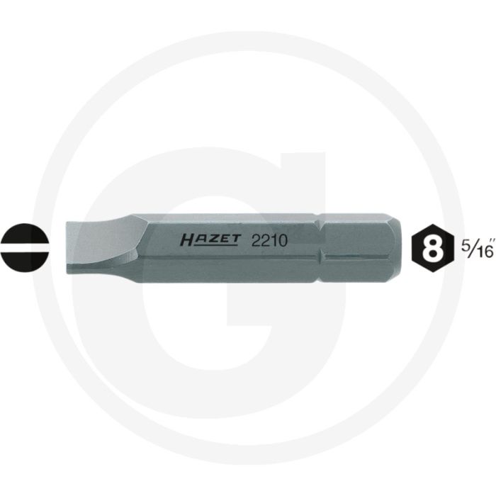Hazet Bit 41mm 5.5x1mm 6kant-Antrieb ISO 1173 C8 (5/16") - ISO 2351-1 C8
