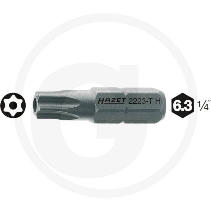 Hazet Bit TB20 25mm T20H 3,86mm