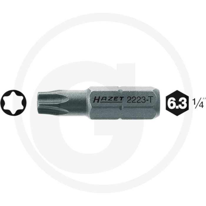 Hazet Bit T27 Speciaal Staal 25mm