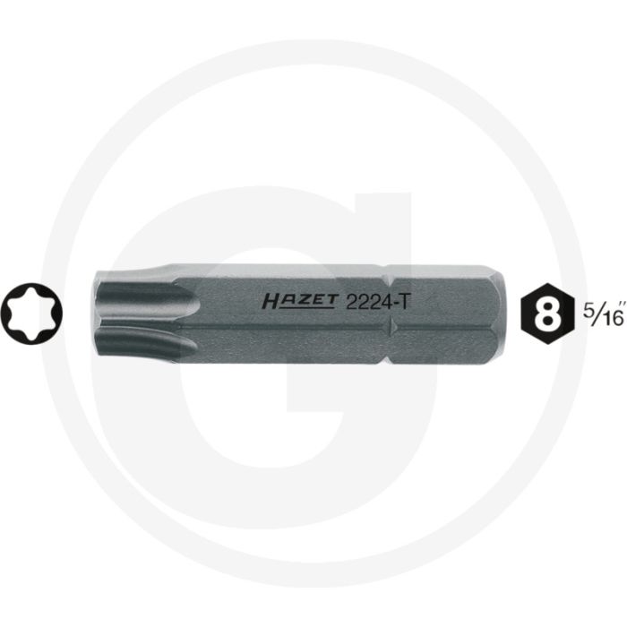 Hazet Bit T55 35mm ∙ 6kant-Antrieb ISO 1173 C8 (5/16")