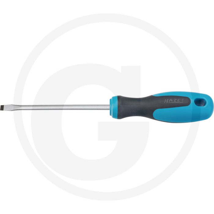 Hazet Schroevendraaier 230 mm Kling mat verchroomd, punt gezwart