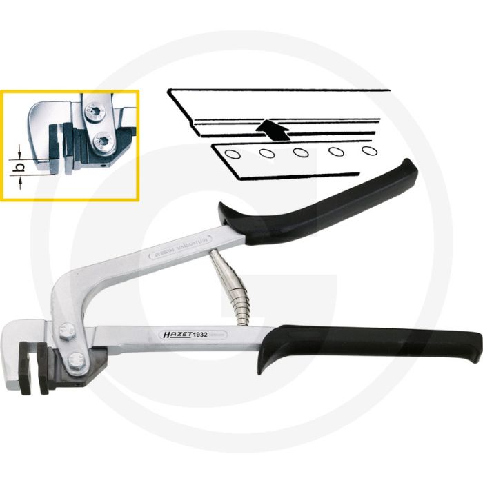 Hazet Verzettang 300 mm Chroom-vanadium
