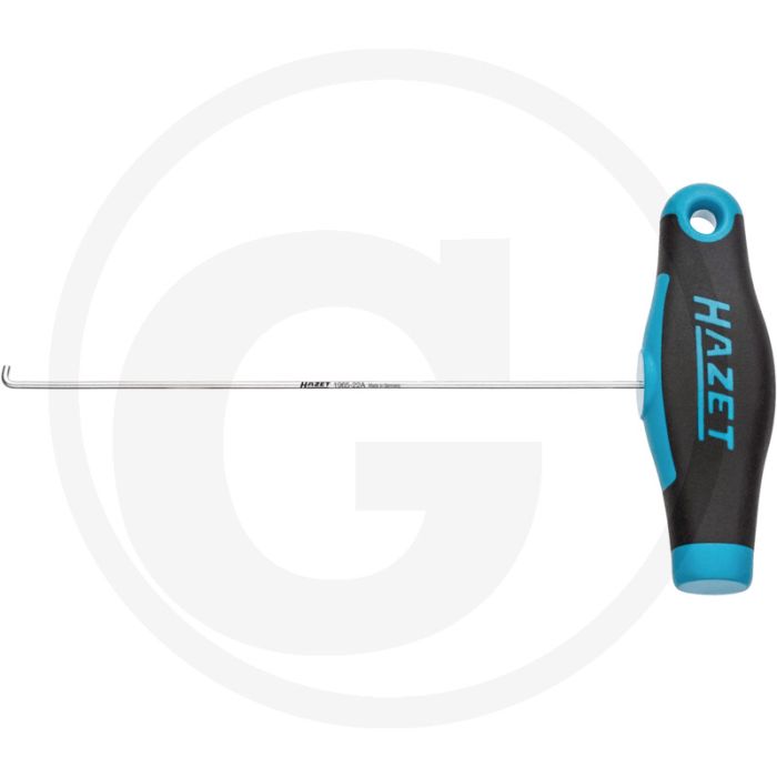 Hazet Universal Ausziehhaken mit T Griff - Made In Germany, 6 mm Haken, 2-Komponenten-T-Griff