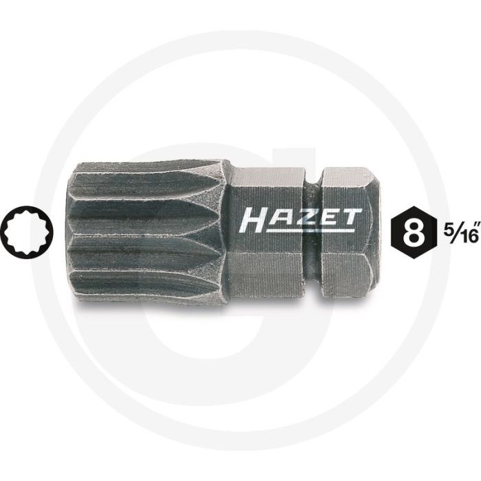 Hazet Bit 2597 - 21 mm Lengte