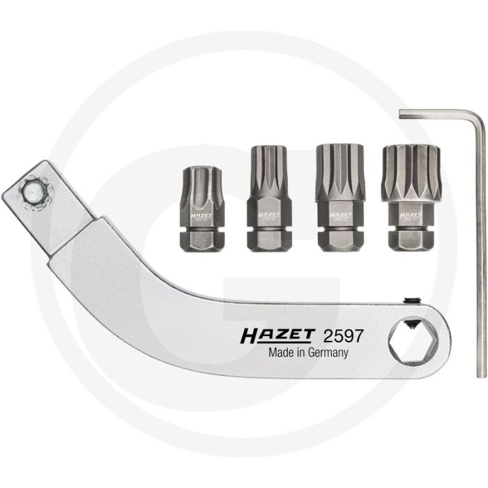 Hazet Bit - Satz 95mm, verchromt, T45, M8, M10, M12