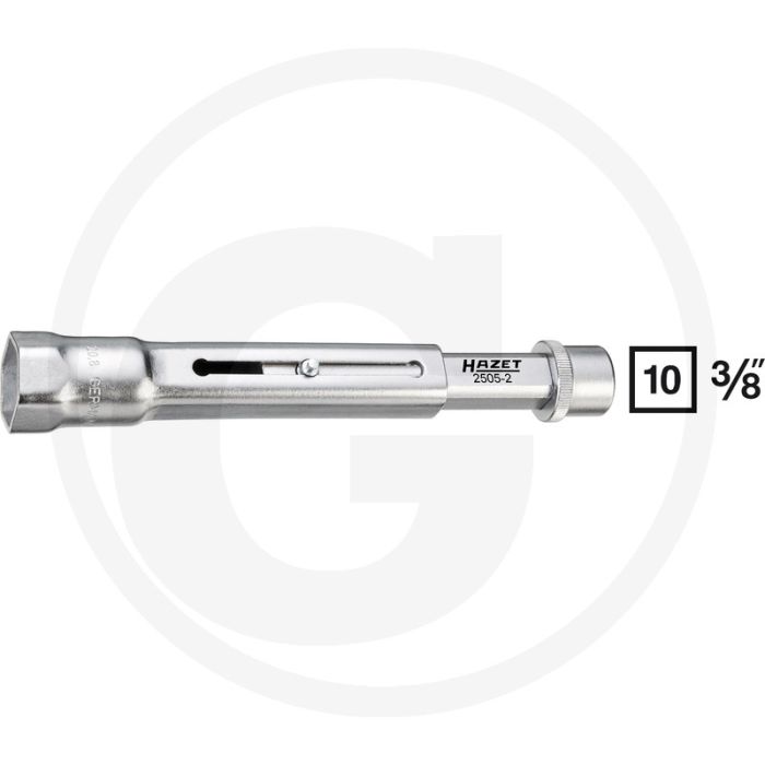 Hazet Bougiesleutel 13⁄16 inch, Speciaal staal, Verchroomd