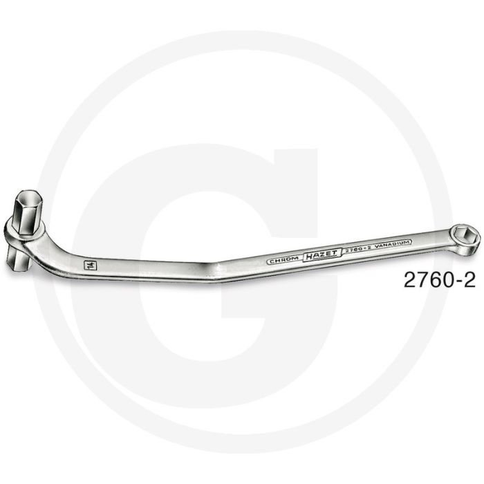 Hazet Carterplugsleutel 287mm Chroom-vanadium