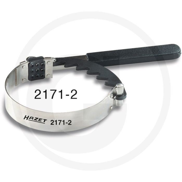 Hazet Oliefiltersleutel - Stahlband, Made In Germany, Lengte: 230 mm, Diameter: 75-110 mm