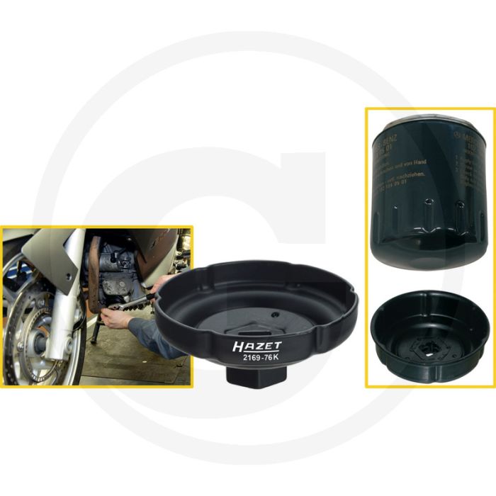 Hazet Oliefiltersleutel 85 mm Ø