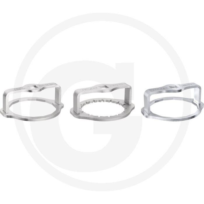 Hazet Ölfilterschlüssel - Satz, 3-teilig, 15 Rillen, 74,7 mm
