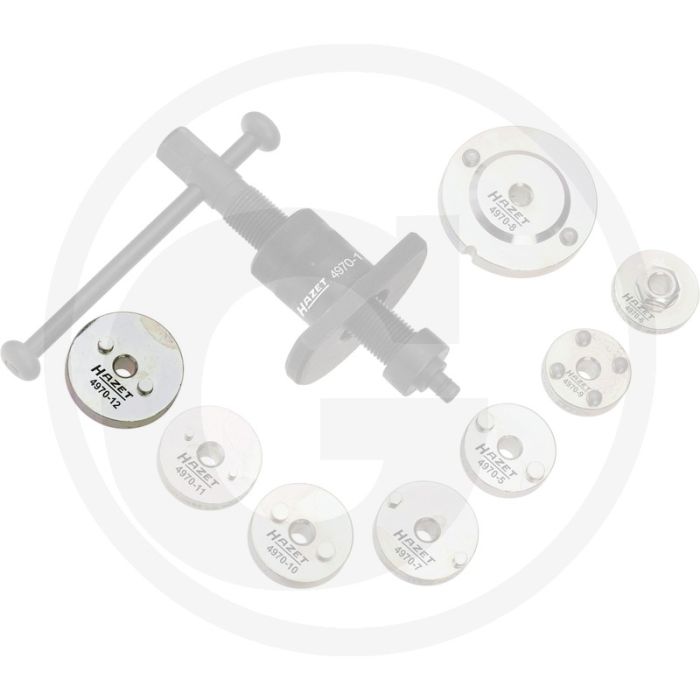 Hazet Adapter met 2 stiften 40mm d1 - 5mm d2