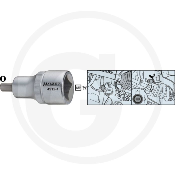 Hazet Wiellagerhuisspreider 5,5 x 8 mm