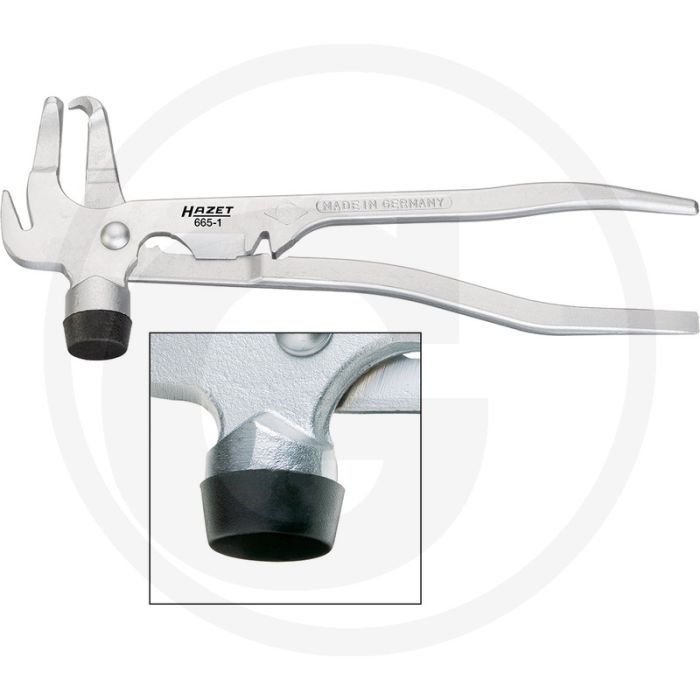 Hazet Tang voor balanceergewichten 245 mm Chroom-vanadium