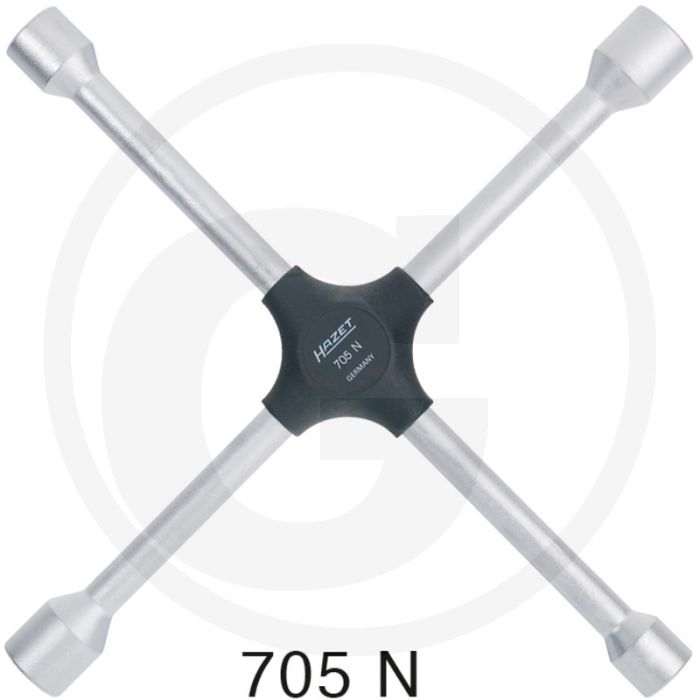 Hazet Kruissleutel 380 mm Verchroomd DIN 3119/ISO 6788
