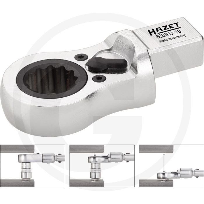 Hazet Insteek-ratel-ringsleutel 19mm 320Nm