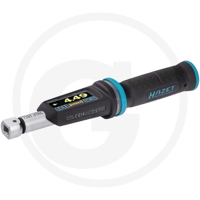 Hazet Drehmomentschlüssel 2.5-25 Nm, OLED-Display, Bluetooth, DIN EN ISO 6789-2:2017 Hazet Drehmomentschlüssel 2.5-25 Nm, OLED-Display, Bluetooth, DIN EN ISO 6789-2:2017