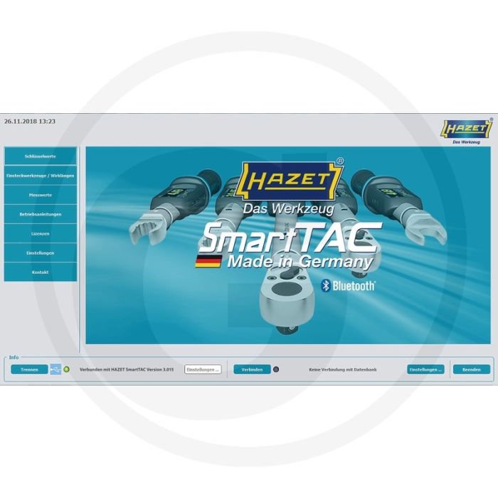 Hazet Software SmartTAC programmeer- en evaluatiesoftware