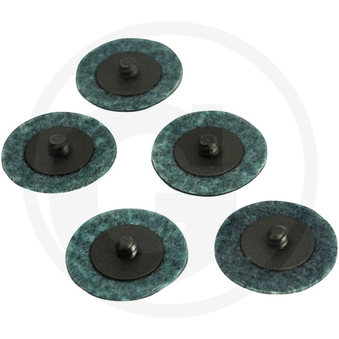 Hazet Schleiffvlies-Satz für 9033 M-11, Körnung 300, 5 Stück, Nylon, Resin, Roloc®
