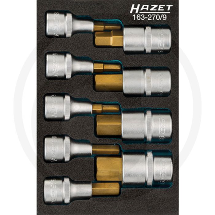 Hazet Dopsleutelbitset TIN gecoat - 172 mm
