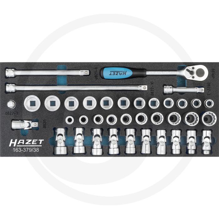 Hazet Dopsleutelset 3/8 Zoll, 38-delig