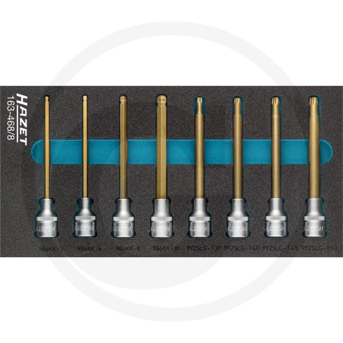 Hazet Dopsleutelbitset TIN gecoat 342 mm